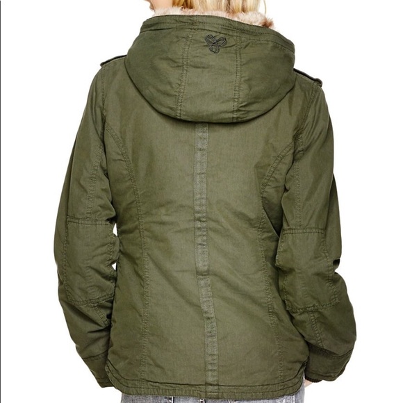 Sm TNA Aritzia Platoon Jacket WITH FUR LINING!!! - Picture 2 of 4